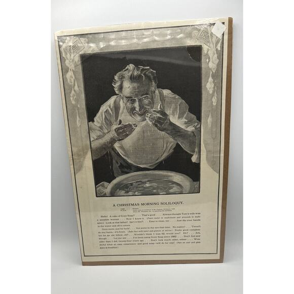 Magazine Advertisement Guest Telling You to Use Ivory Soap Christmas Morning - Picture 1 of 4